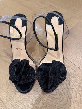 Christian Louboutin PVC Bow Heels